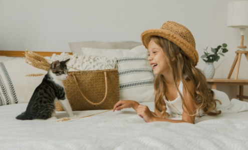 Jak nauczyć dziecko odpowiedzialności za kota?